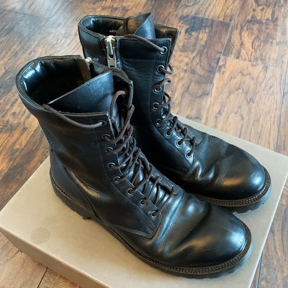 Rick Owens Combat Boots